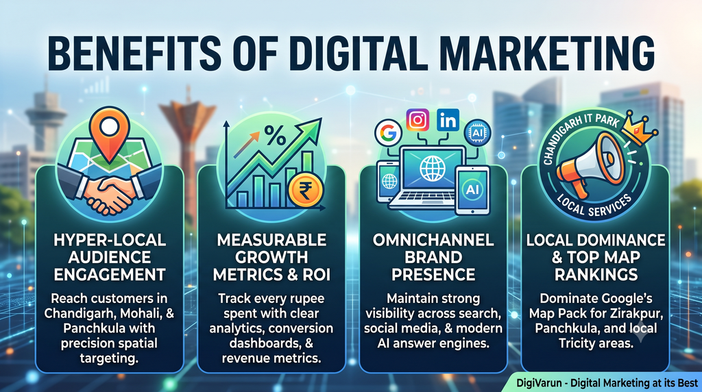 Benefits of Digital Marketing.